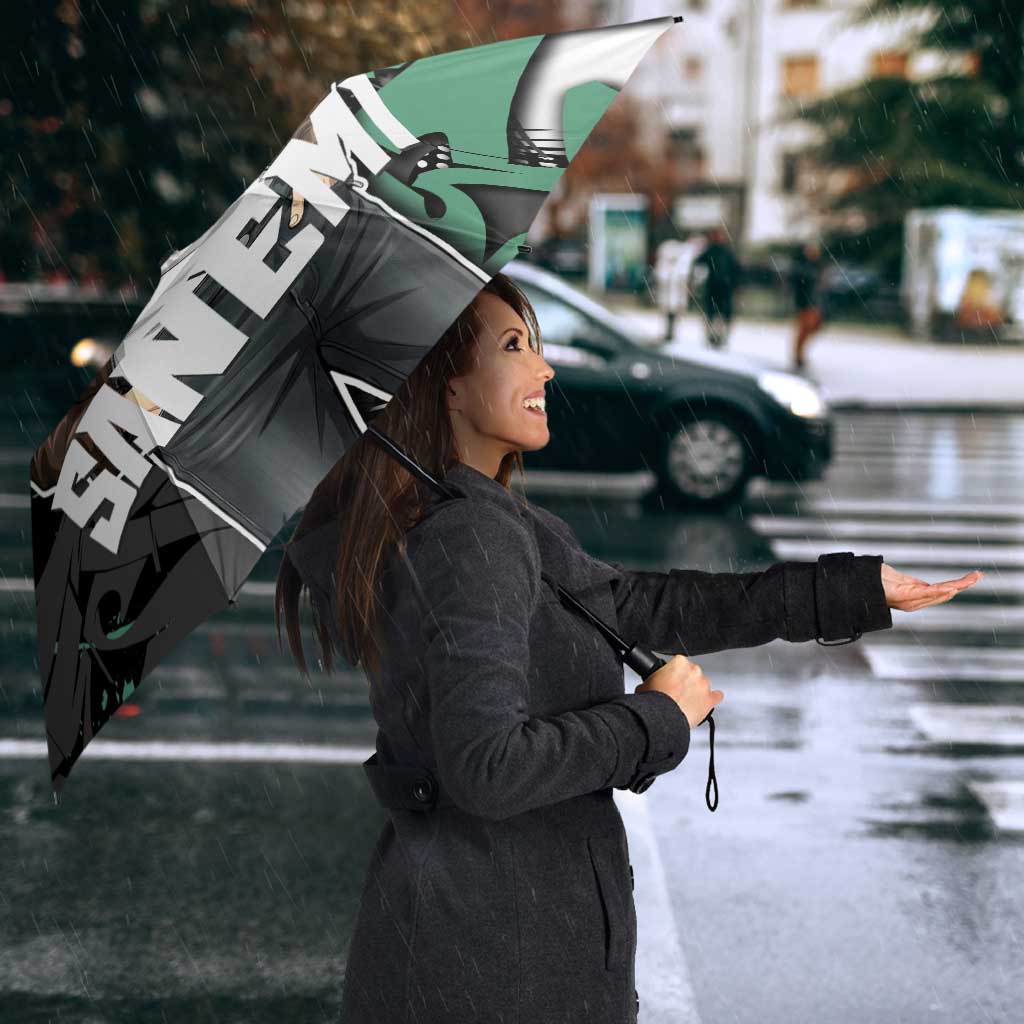 Sanemi Demon Slayer Umbrella Graffiti Street Anime Design