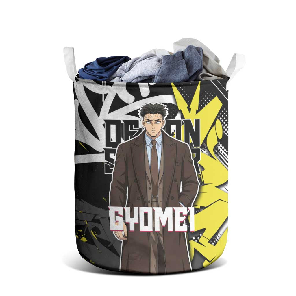 Gyomei Demon Slayer Laundry Basket Urban Graffiti Anime Style