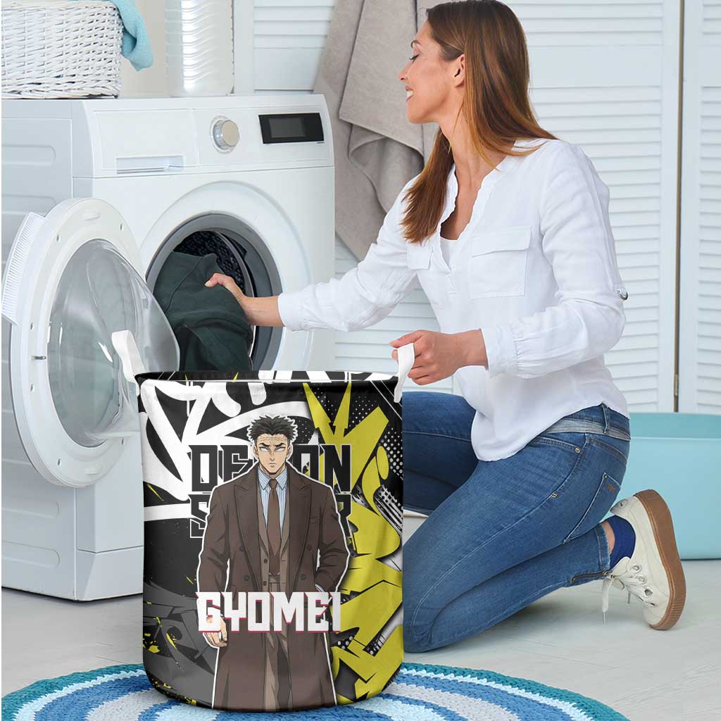 Gyomei Demon Slayer Laundry Basket Urban Graffiti Anime Style