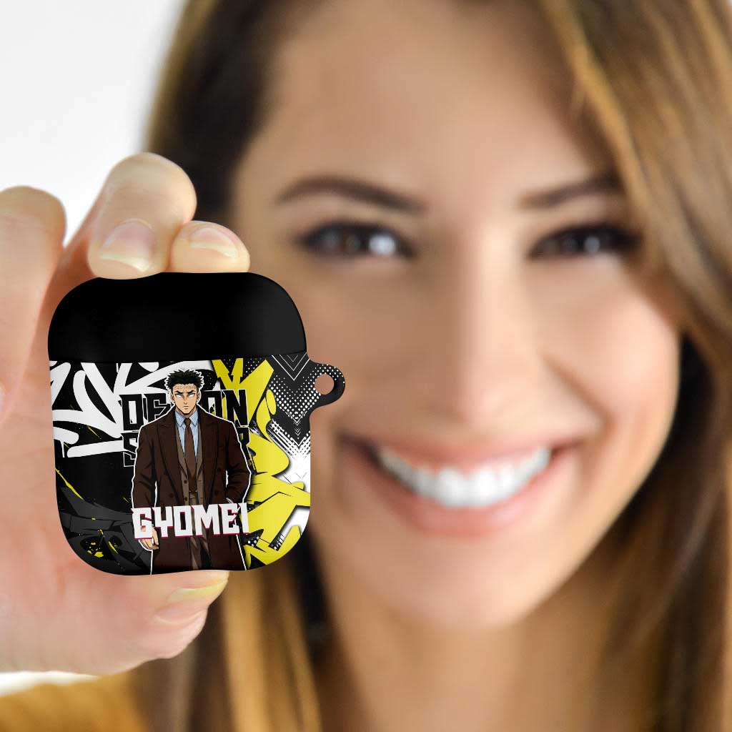 Gyomei Demon Slayer AirPods Case Urban Graffiti Anime Style
