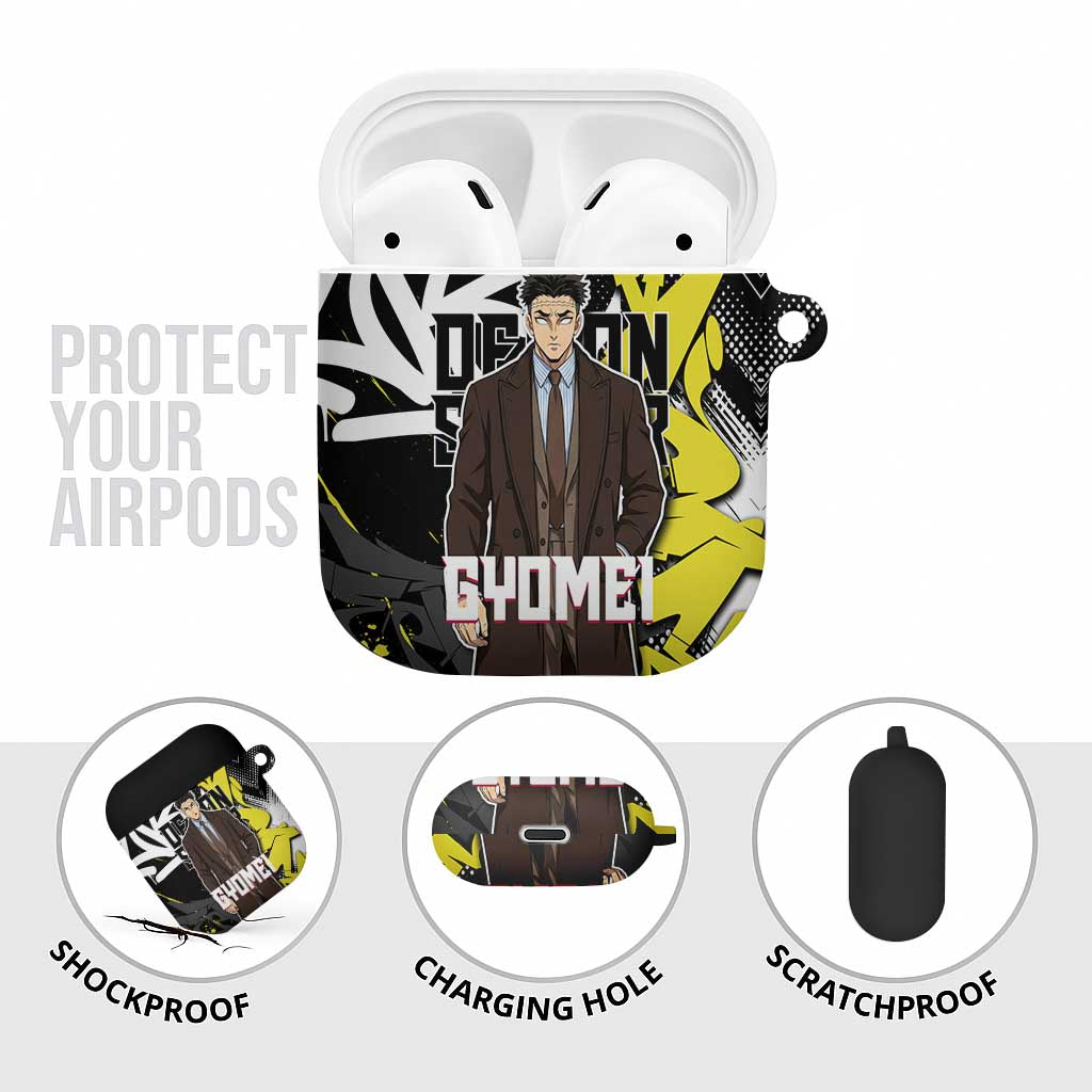 Gyomei Demon Slayer AirPods Case Urban Graffiti Anime Style