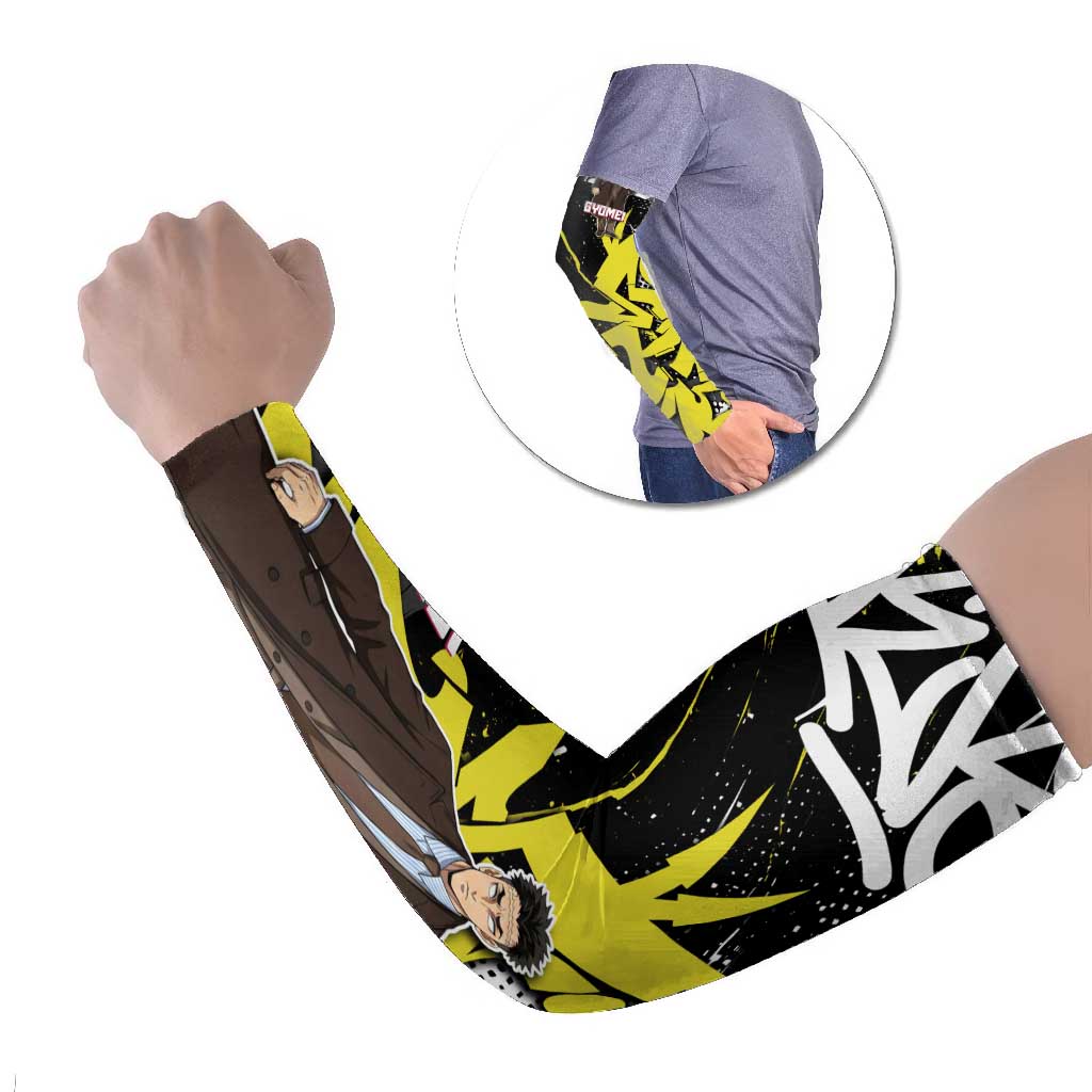 Gyomei Demon Slayer Arm Sleeves Urban Graffiti Anime Style