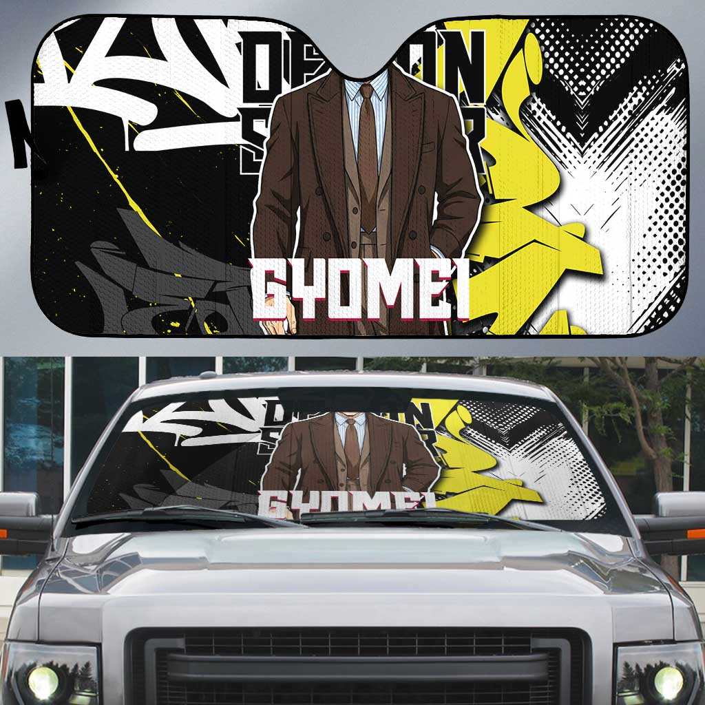 Gyomei Demon Slayer Auto Sun Shade Urban Graffiti Anime Style