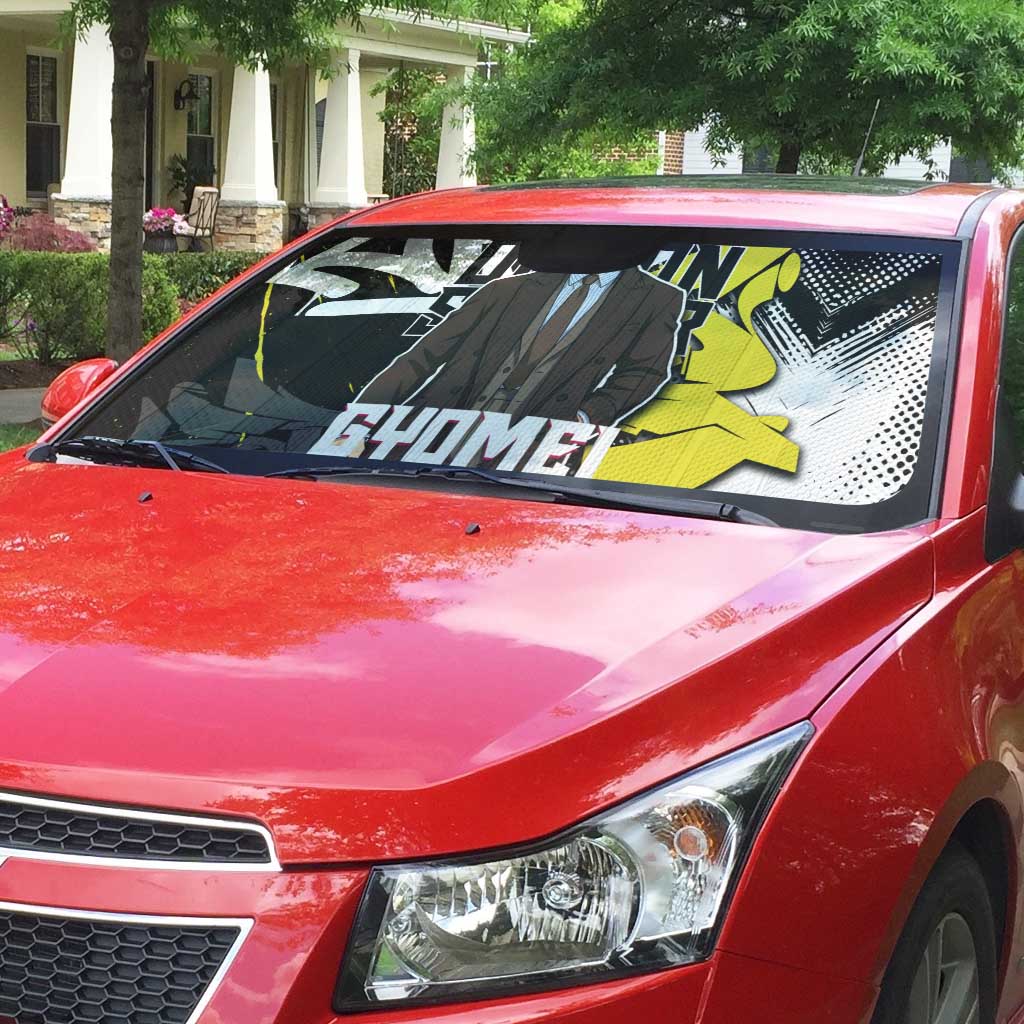 Gyomei Demon Slayer Auto Sun Shade Urban Graffiti Anime Style