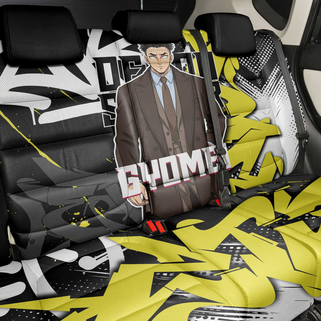 Gyomei Demon Slayer Back Car Seat Cover Urban Graffiti Anime Style