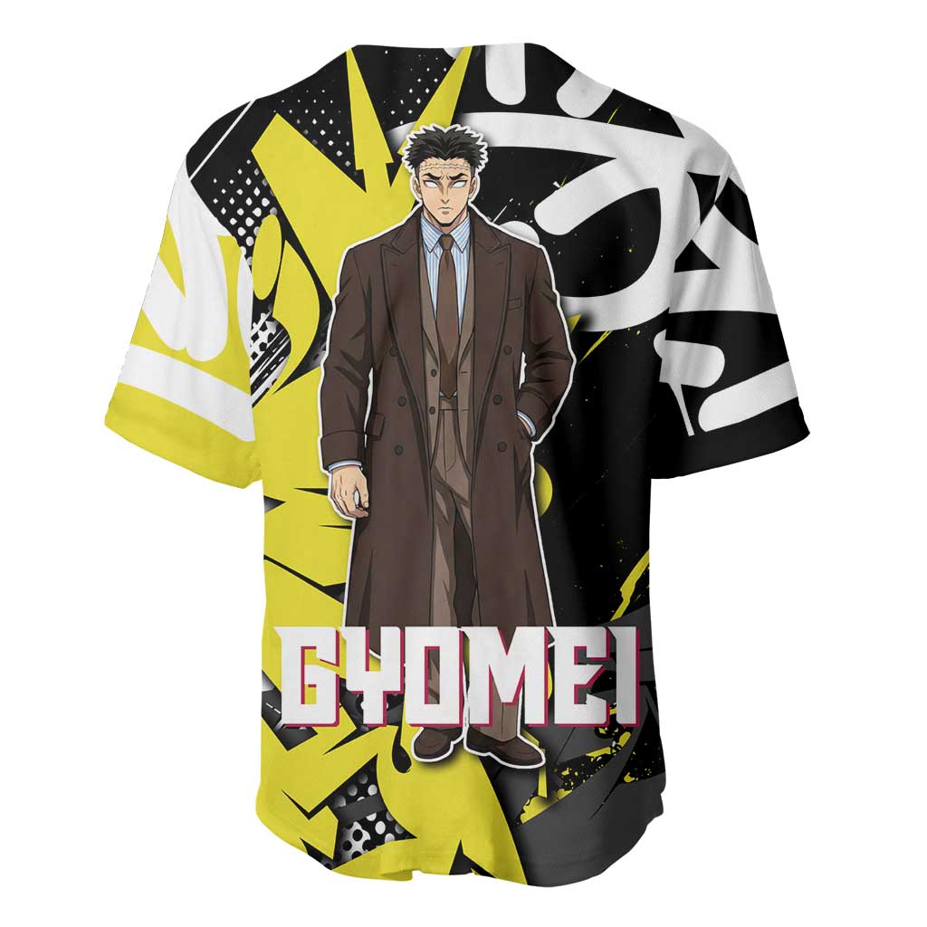 Gyomei Demon Slayer Baseball Jersey Urban Graffiti Anime Style