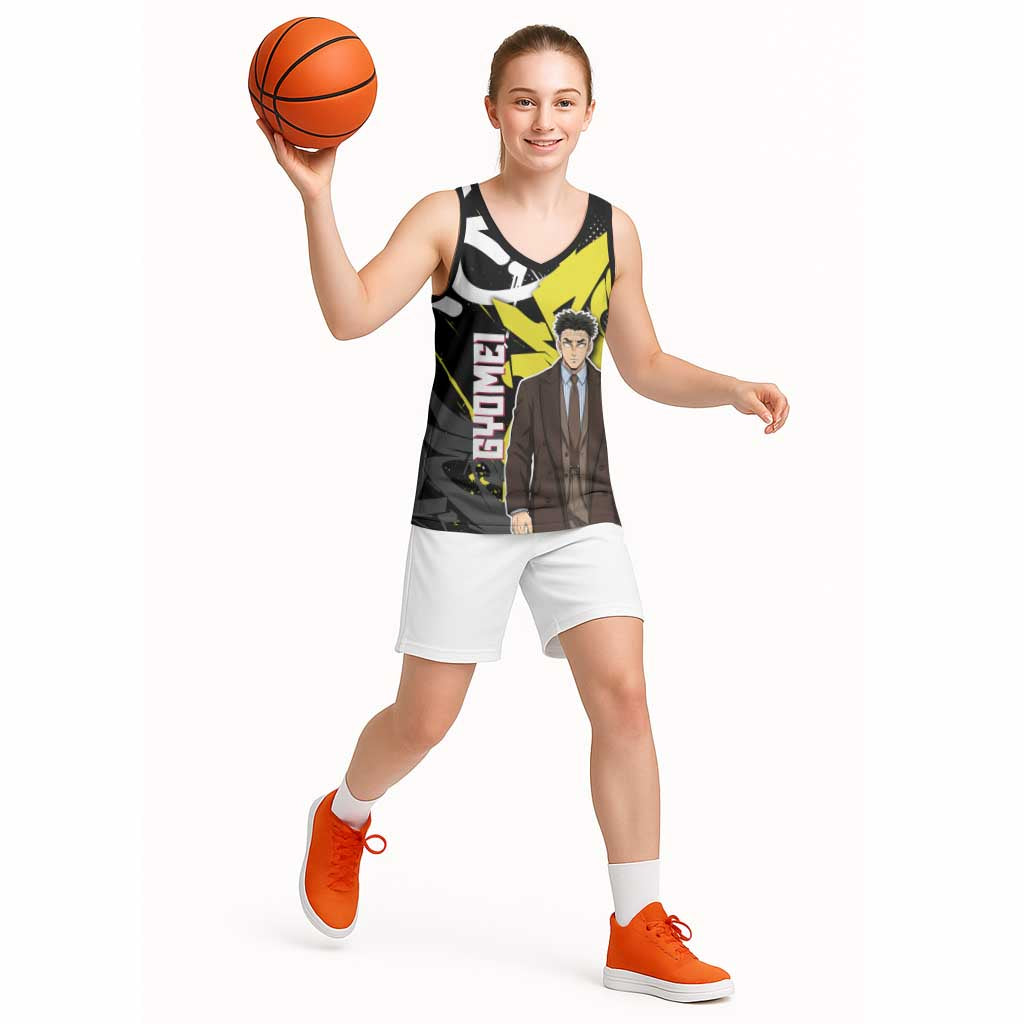 Gyomei Demon Slayer Basketball Jersey Urban Graffiti Anime Style