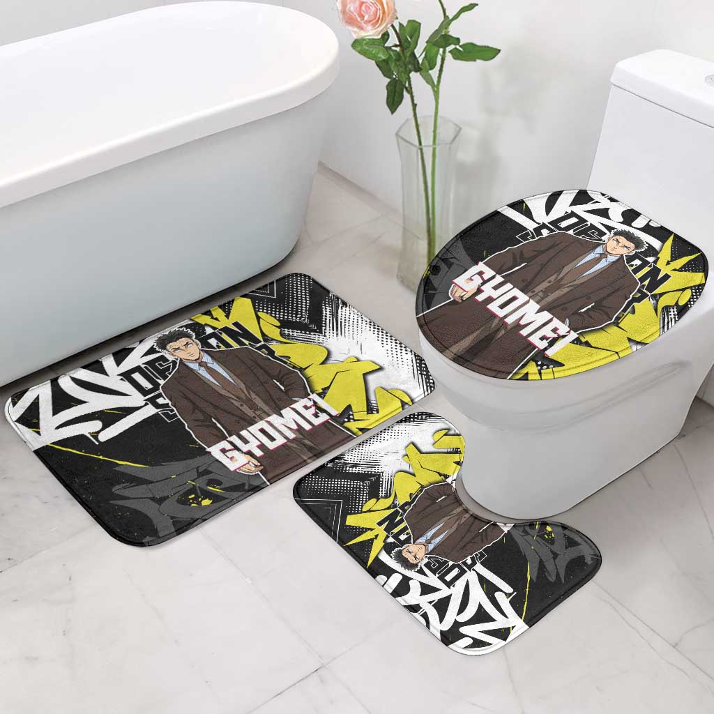 Gyomei Demon Slayer Bathroom Set Urban Graffiti Anime Style