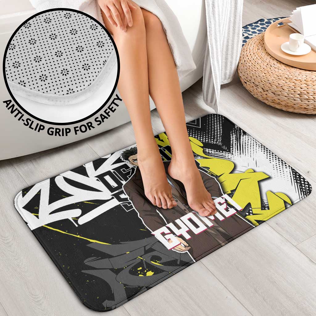 Gyomei Demon Slayer Bathroom Set Urban Graffiti Anime Style