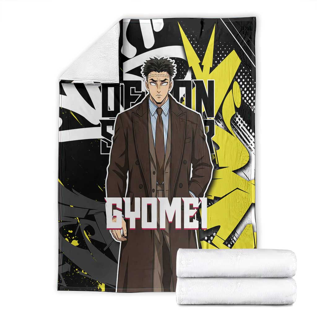 Gyomei Demon Slayer Blanket Urban Graffiti Anime Style