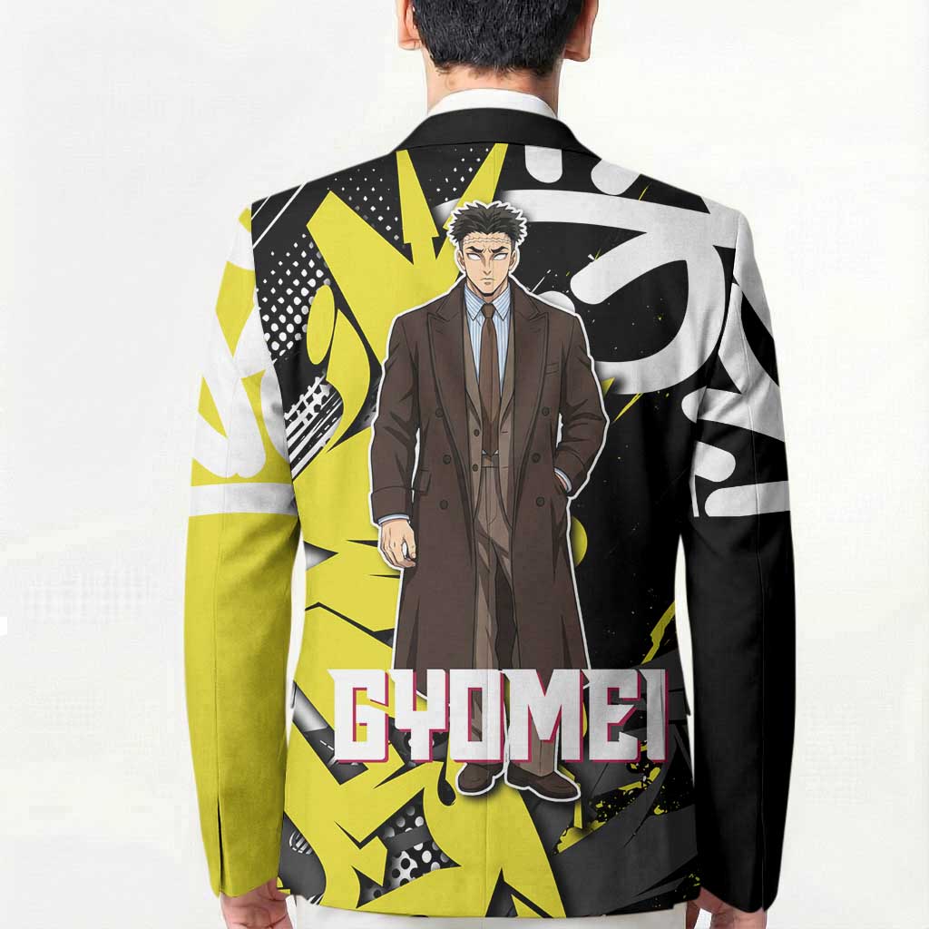 Gyomei Demon Slayer Blazer Urban Graffiti Anime Style