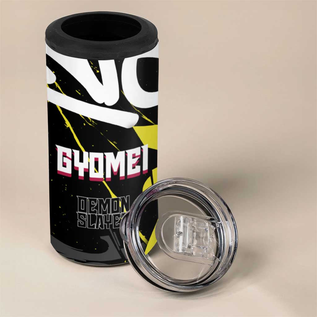 Gyomei Demon Slayer 4 in 1 Can Cooler Tumbler Urban Graffiti Anime Style
