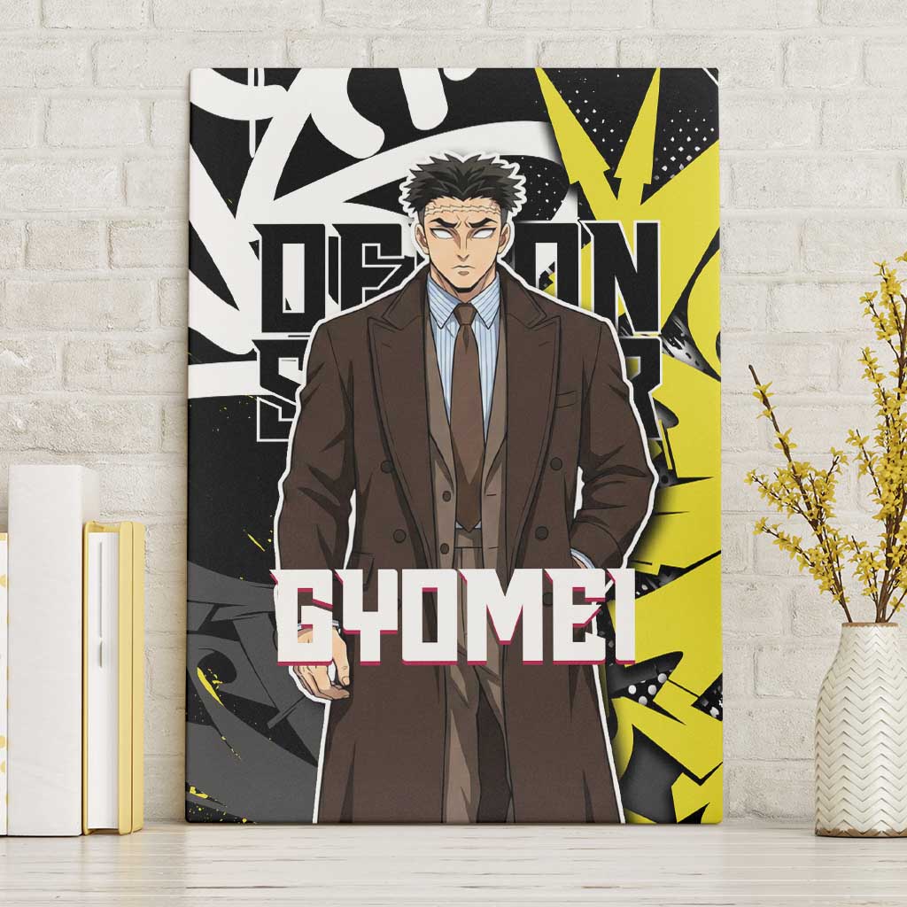 Gyomei Demon Slayer Canvas Wall Art Urban Graffiti Anime Style