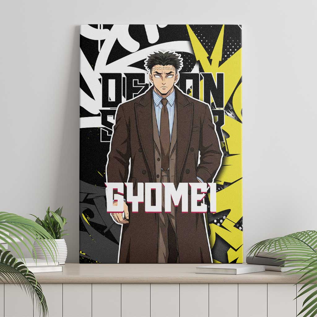 Gyomei Demon Slayer Canvas Wall Art Urban Graffiti Anime Style