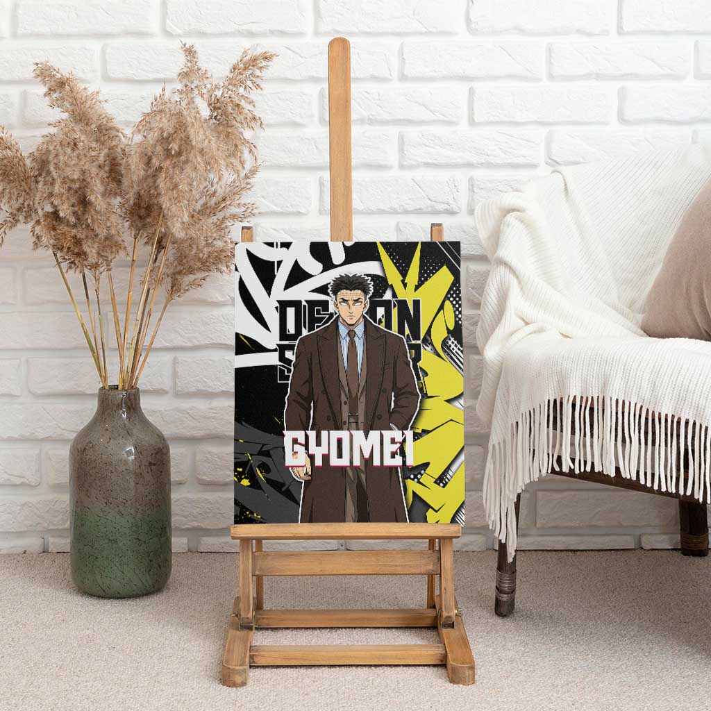 Gyomei Demon Slayer Canvas Wall Art Urban Graffiti Anime Style