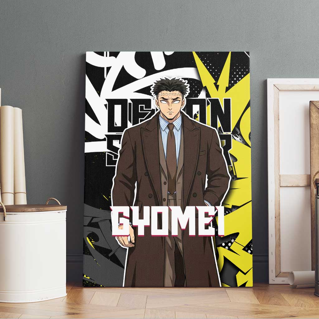 Gyomei Demon Slayer Canvas Wall Art Urban Graffiti Anime Style