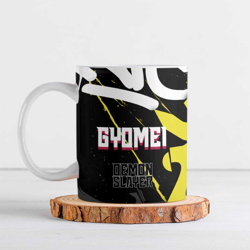 Gyomei Demon Slayer Ceramic Mug Urban Graffiti Anime Style