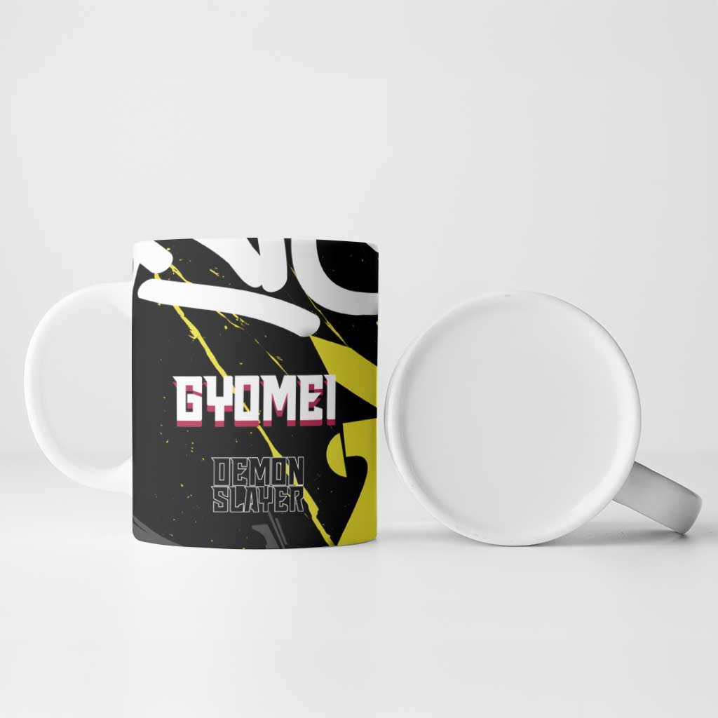 Gyomei Demon Slayer Ceramic Mug Urban Graffiti Anime Style