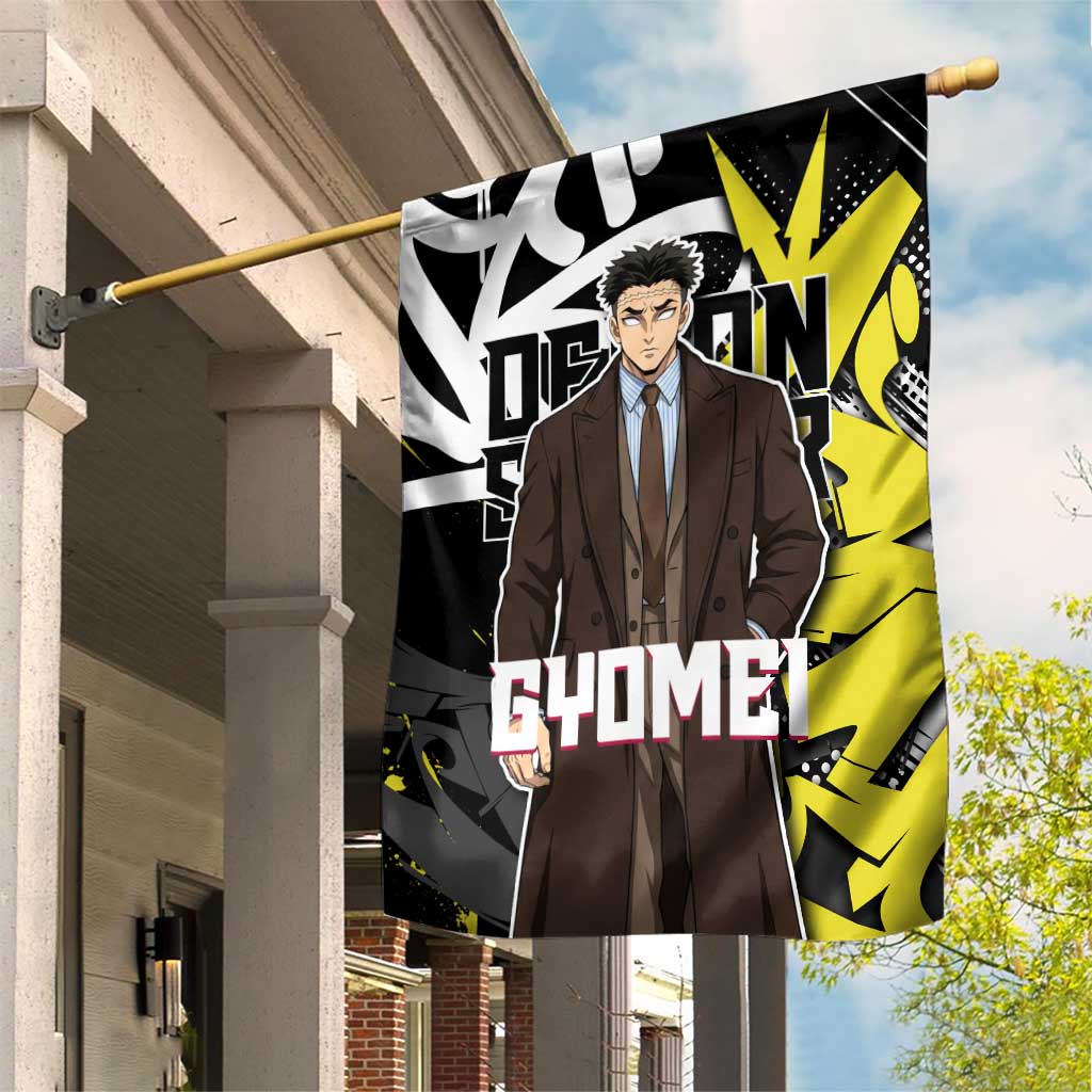 Gyomei Demon Slayer Garden Flag Urban Graffiti Anime Style