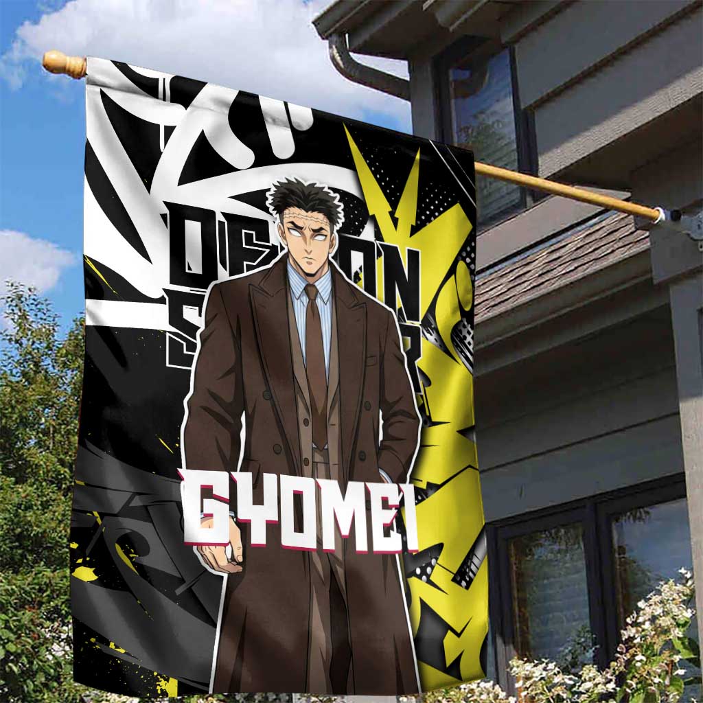Gyomei Demon Slayer Garden Flag Urban Graffiti Anime Style