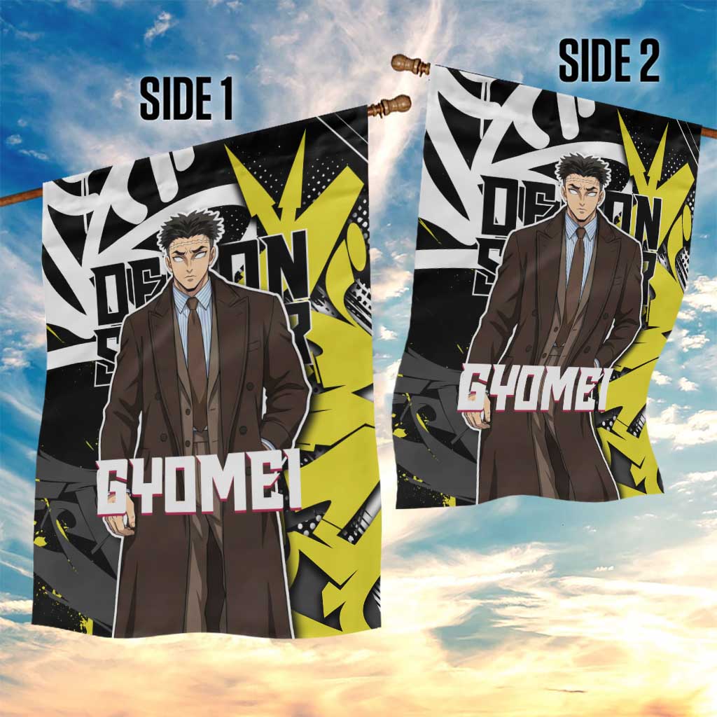 Gyomei Demon Slayer Garden Flag Urban Graffiti Anime Style