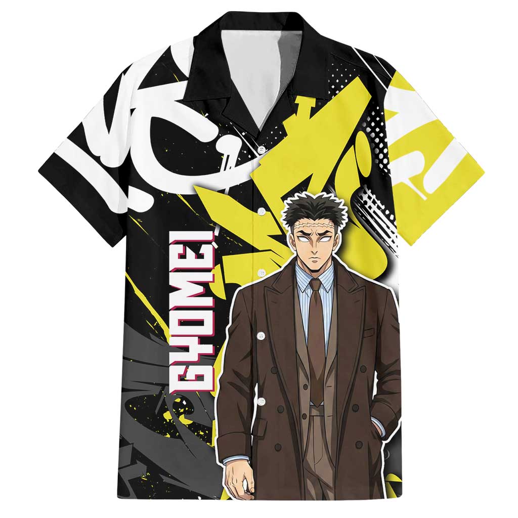 Gyomei Demon Slayer Hawaiian Shirt Urban Graffiti Anime Style