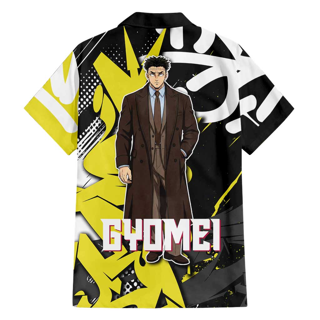 Gyomei Demon Slayer Hawaiian Shirt Urban Graffiti Anime Style