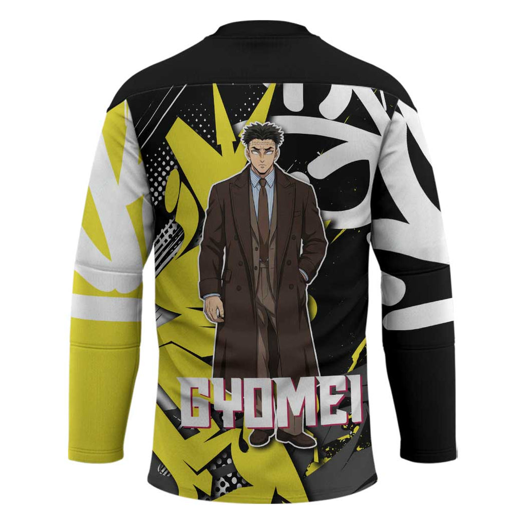 Gyomei Demon Slayer Hockey Jersey Urban Graffiti Anime Style