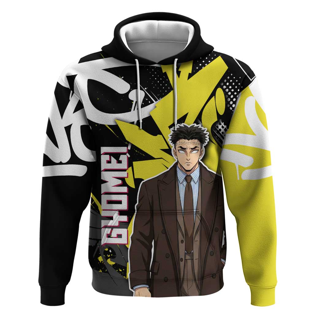 Gyomei Demon Slayer Hoodie Urban Graffiti Anime Style