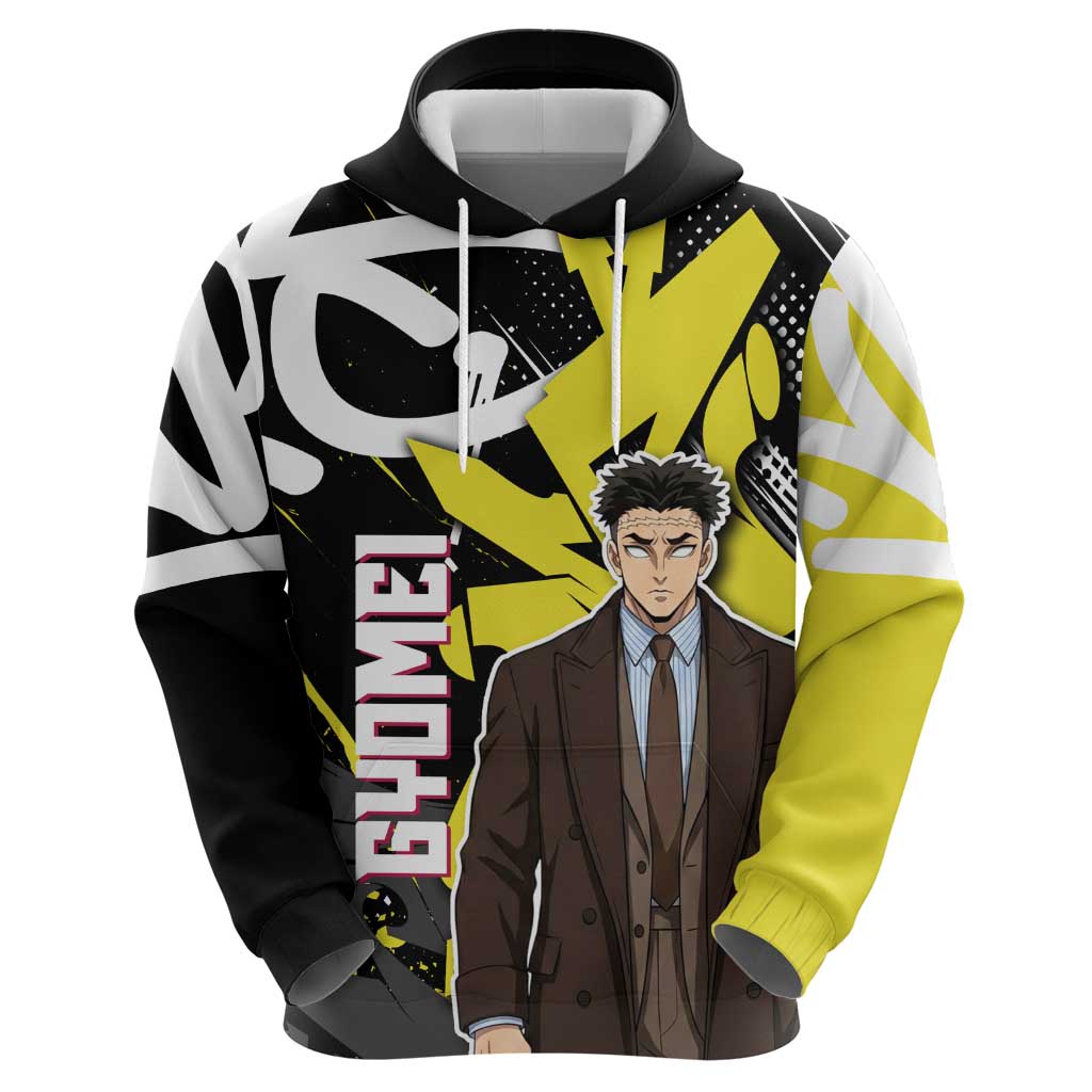 Gyomei Demon Slayer Hoodie Urban Graffiti Anime Style