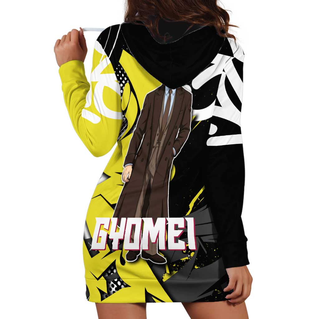 Gyomei Demon Slayer Hoodie Dress Urban Graffiti Anime Style