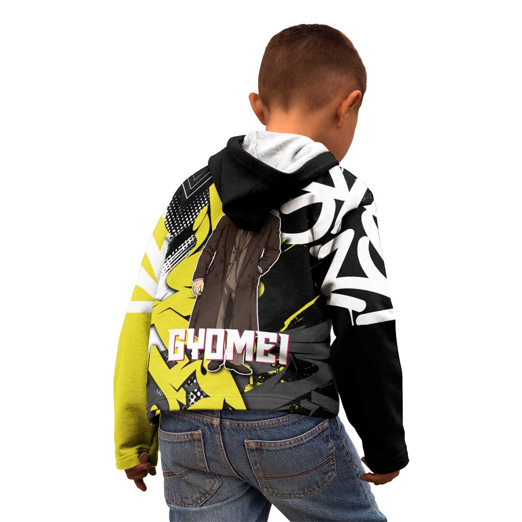 Gyomei Demon Slayer Kid Hoodie Urban Graffiti Anime Style