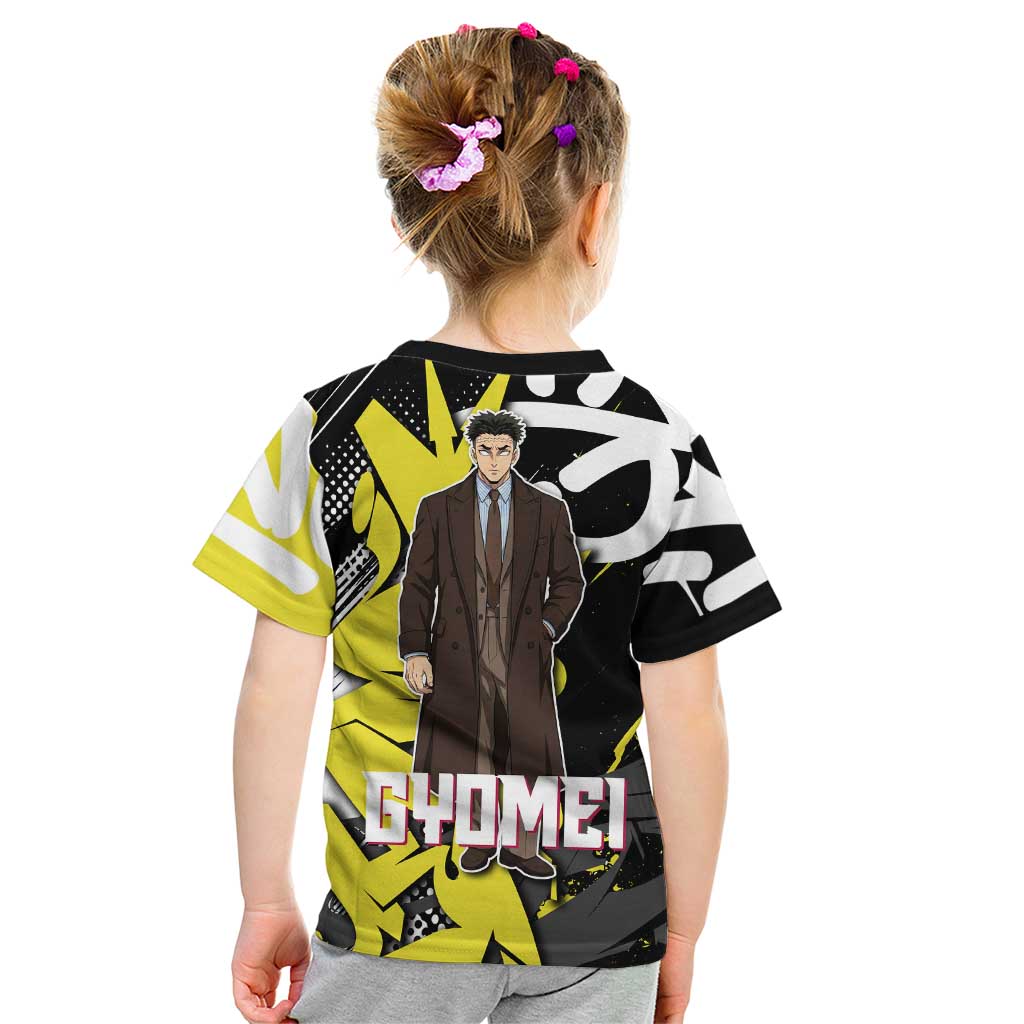 Gyomei Demon Slayer Kid T Shirt Urban Graffiti Anime Style