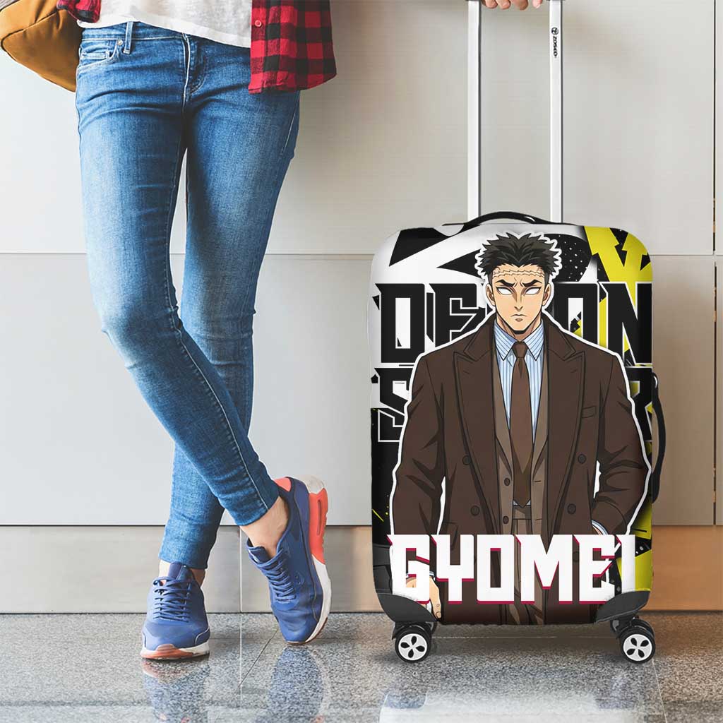 Gyomei Demon Slayer Luggage Cover Urban Graffiti Anime Style