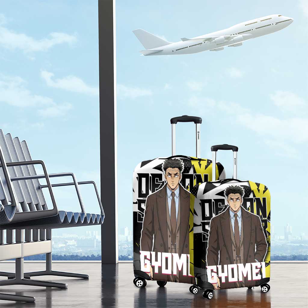 Gyomei Demon Slayer Luggage Cover Urban Graffiti Anime Style