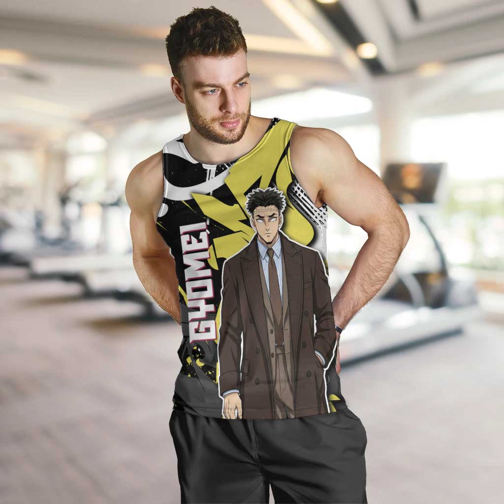 Gyomei Demon Slayer Men Tank Top Urban Graffiti Anime Style