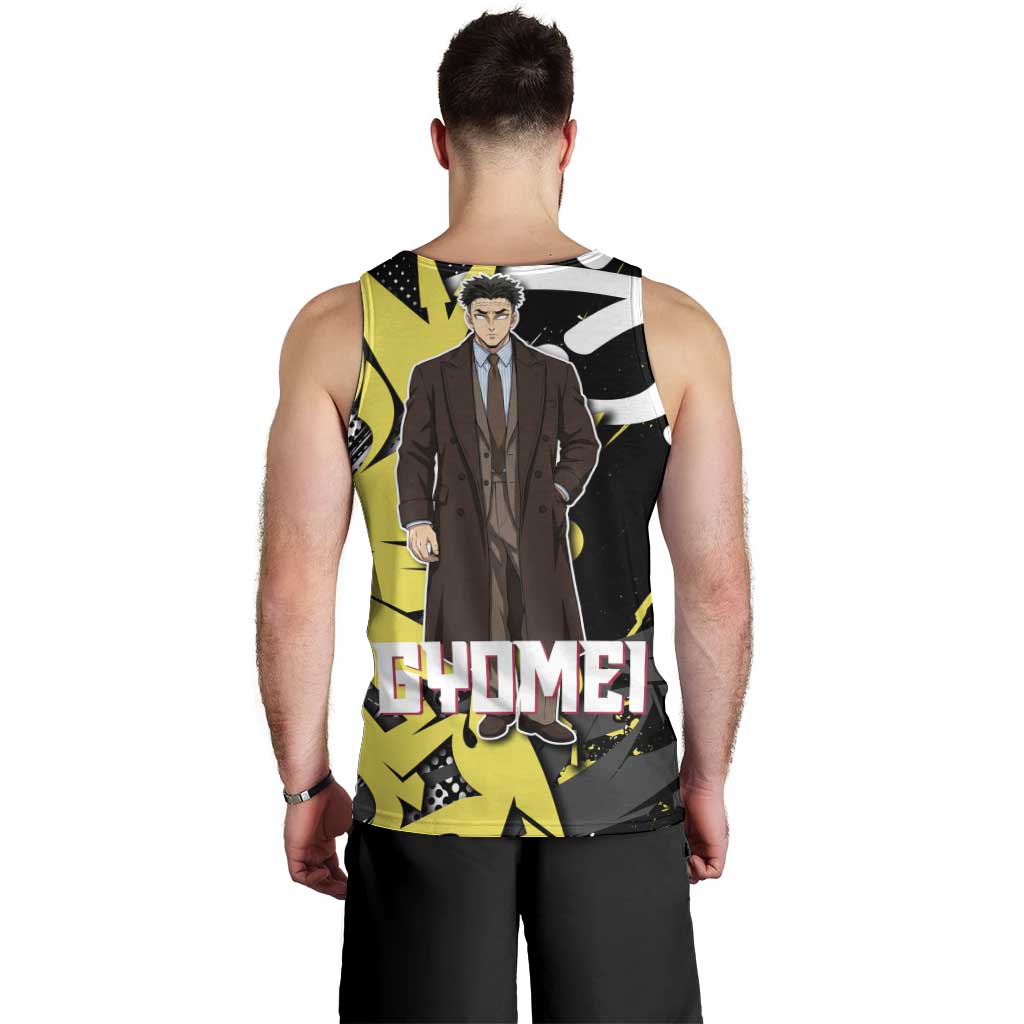 Gyomei Demon Slayer Men Tank Top Urban Graffiti Anime Style