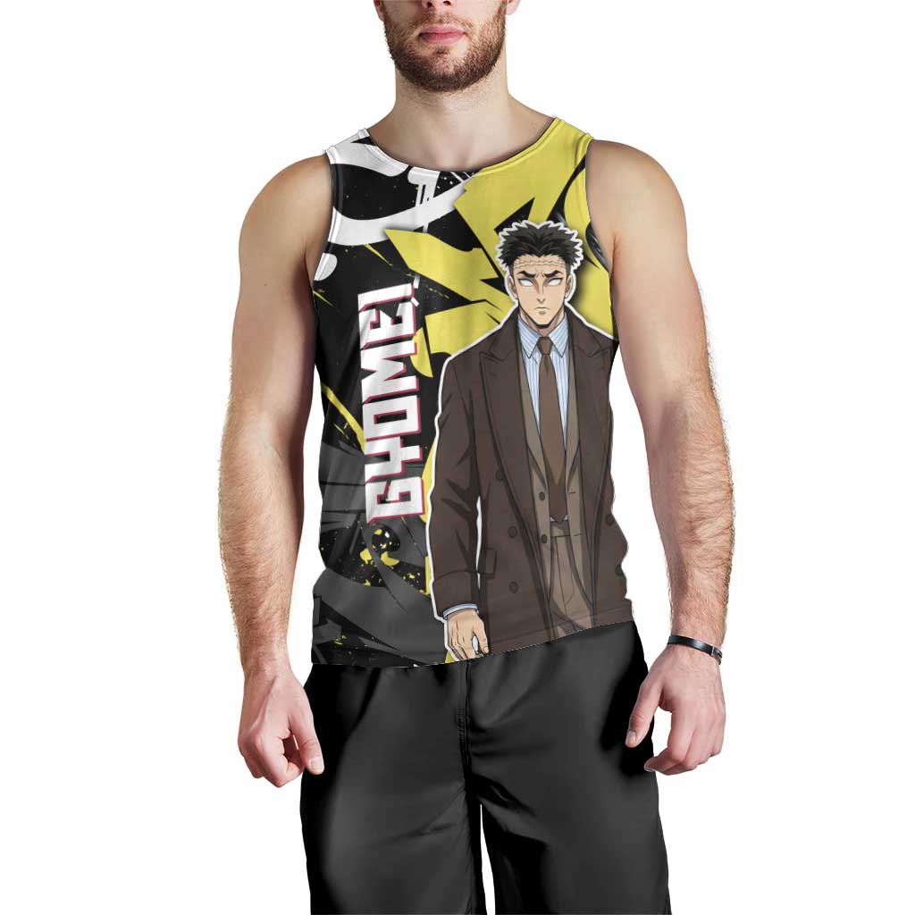 Gyomei Demon Slayer Men Tank Top Urban Graffiti Anime Style