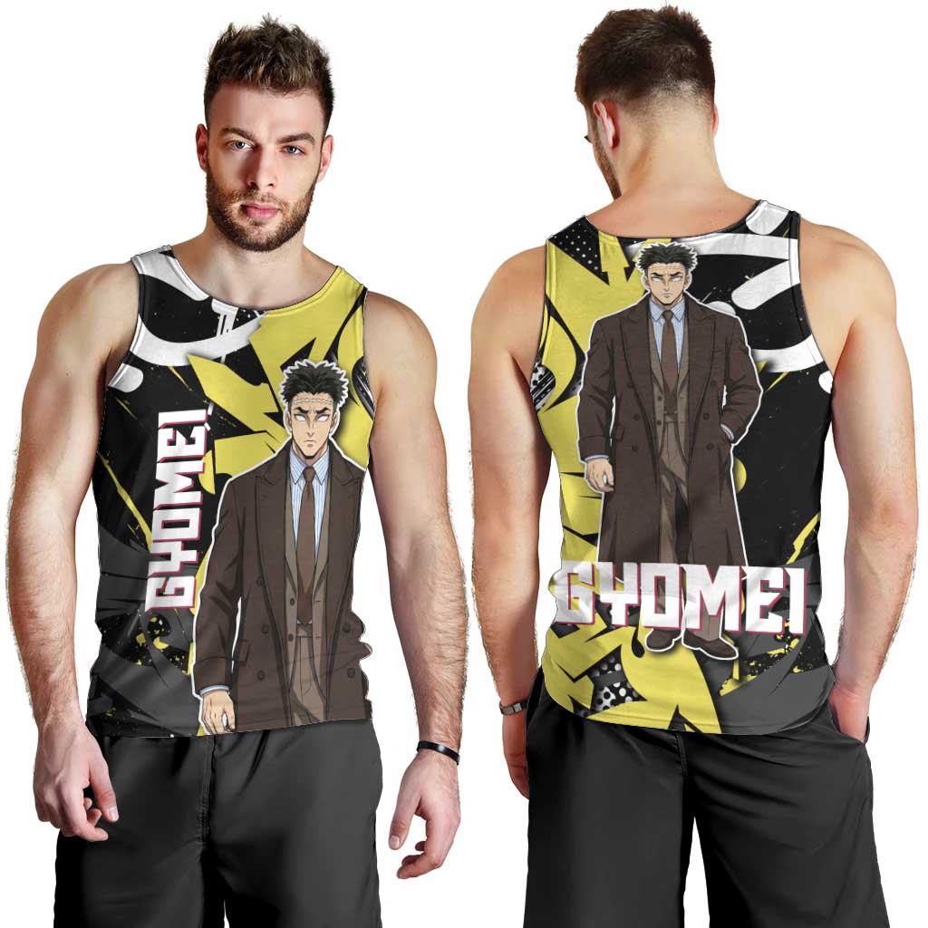 Gyomei Demon Slayer Men Tank Top Urban Graffiti Anime Style