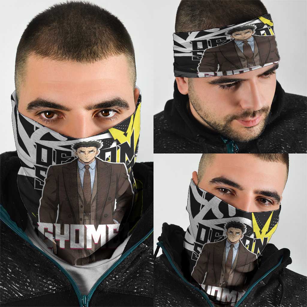 Gyomei Demon Slayer Neck Gaiter Urban Graffiti Anime Style
