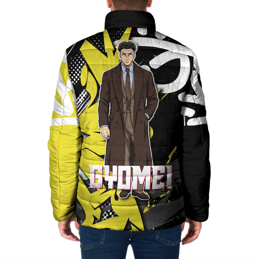 Gyomei Demon Slayer Padded Jacket Urban Graffiti Anime Style