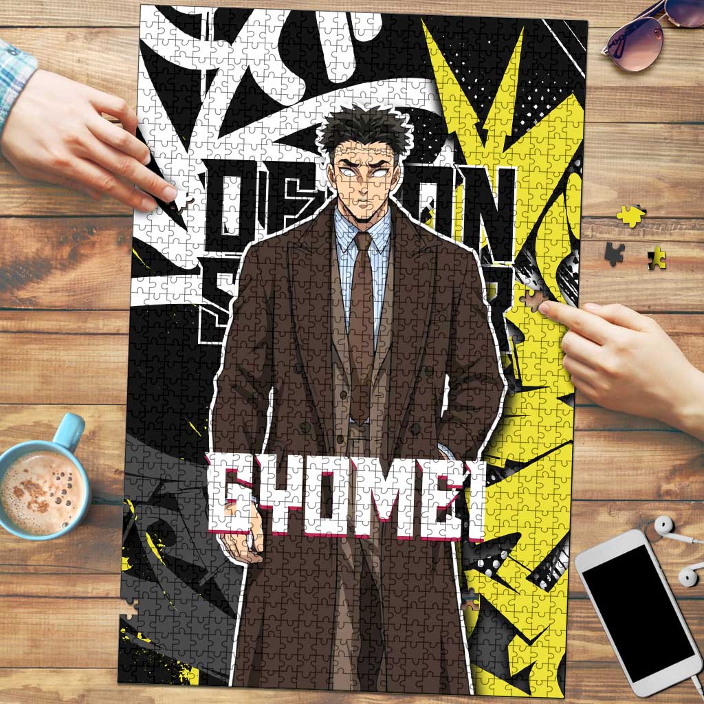 Gyomei Demon Slayer Puzzle Urban Graffiti Anime Style