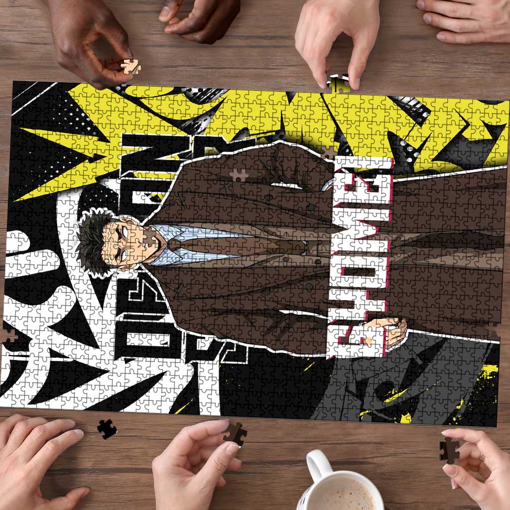 Gyomei Demon Slayer Puzzle Urban Graffiti Anime Style