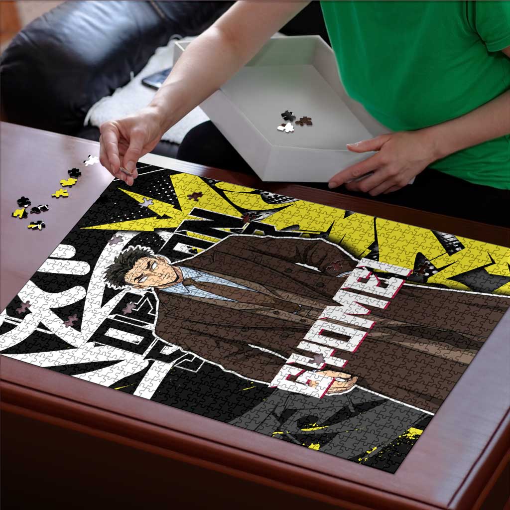 Gyomei Demon Slayer Puzzle Urban Graffiti Anime Style