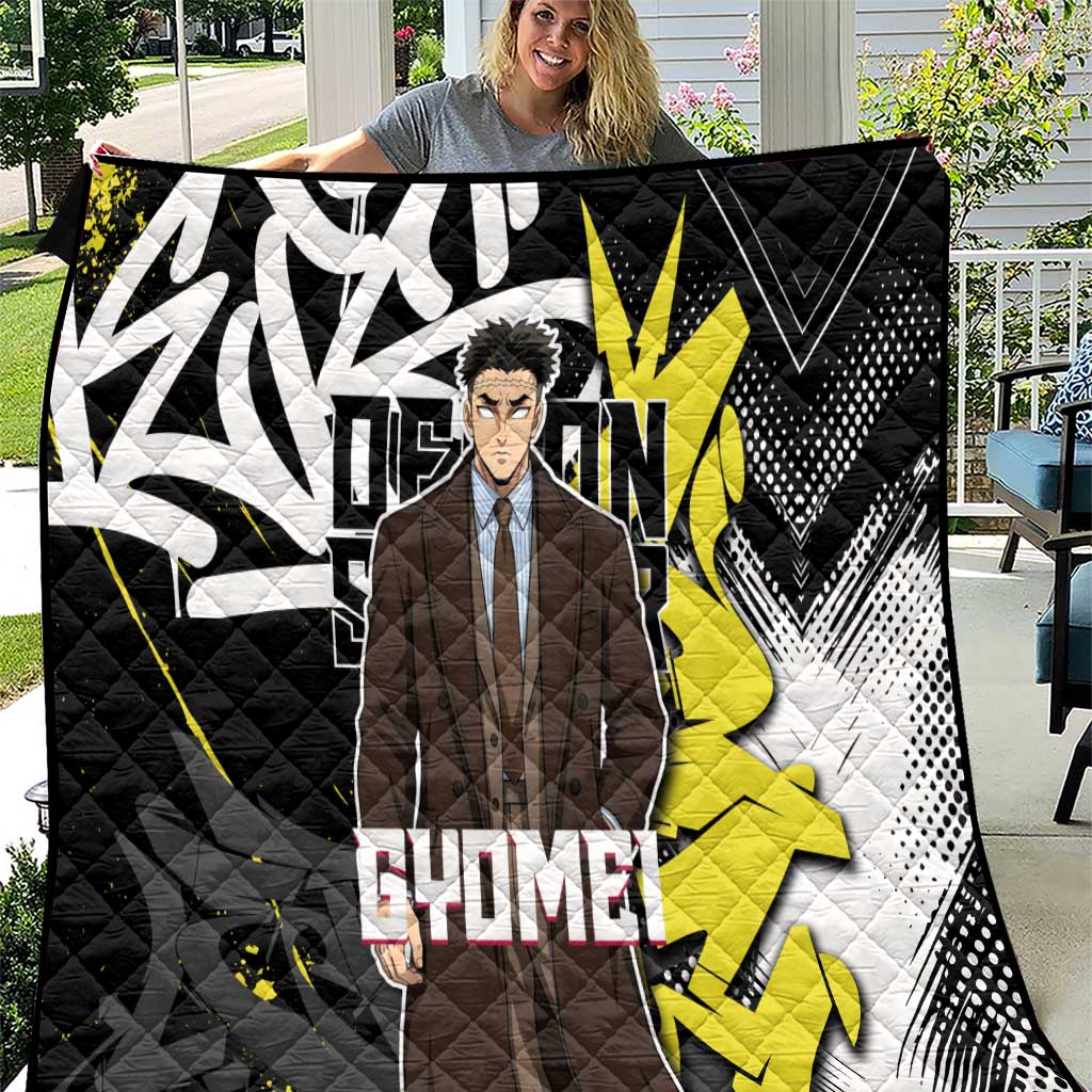 Gyomei Demon Slayer Quilt Urban Graffiti Anime Style