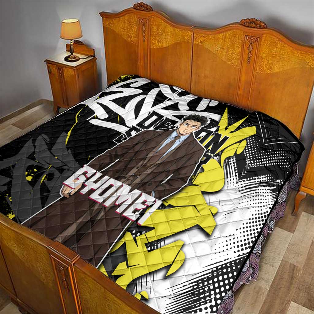 Gyomei Demon Slayer Quilt Urban Graffiti Anime Style