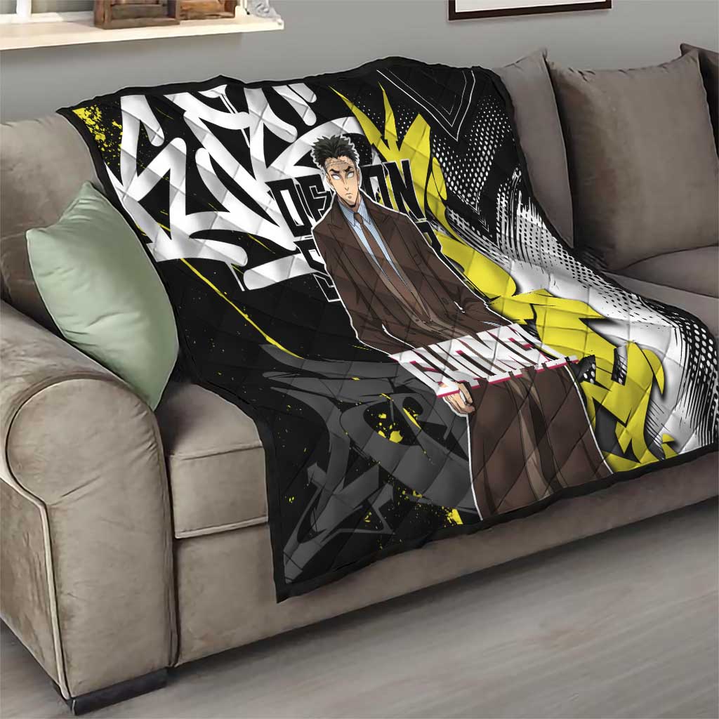 Gyomei Demon Slayer Quilt Urban Graffiti Anime Style