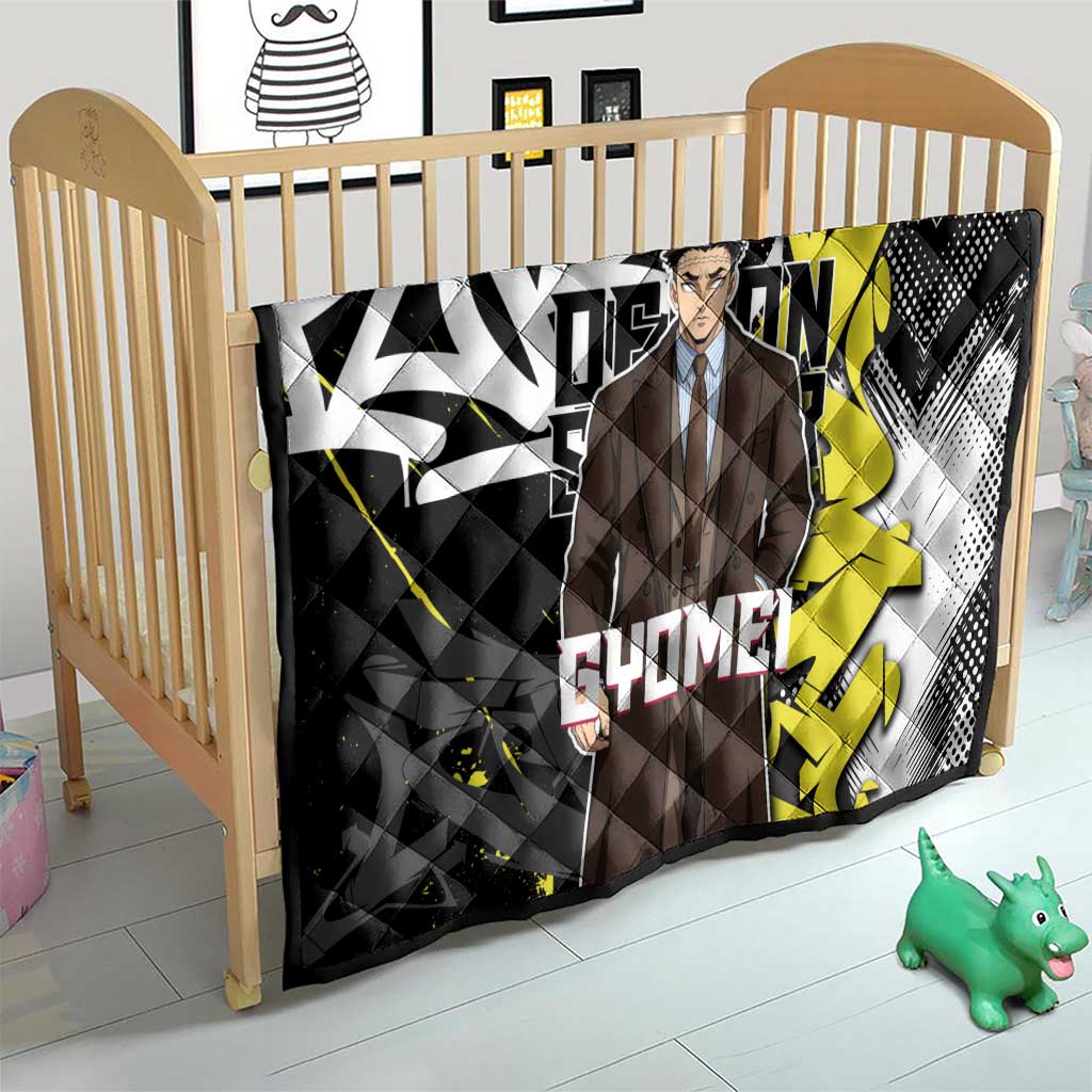 Gyomei Demon Slayer Quilt Urban Graffiti Anime Style