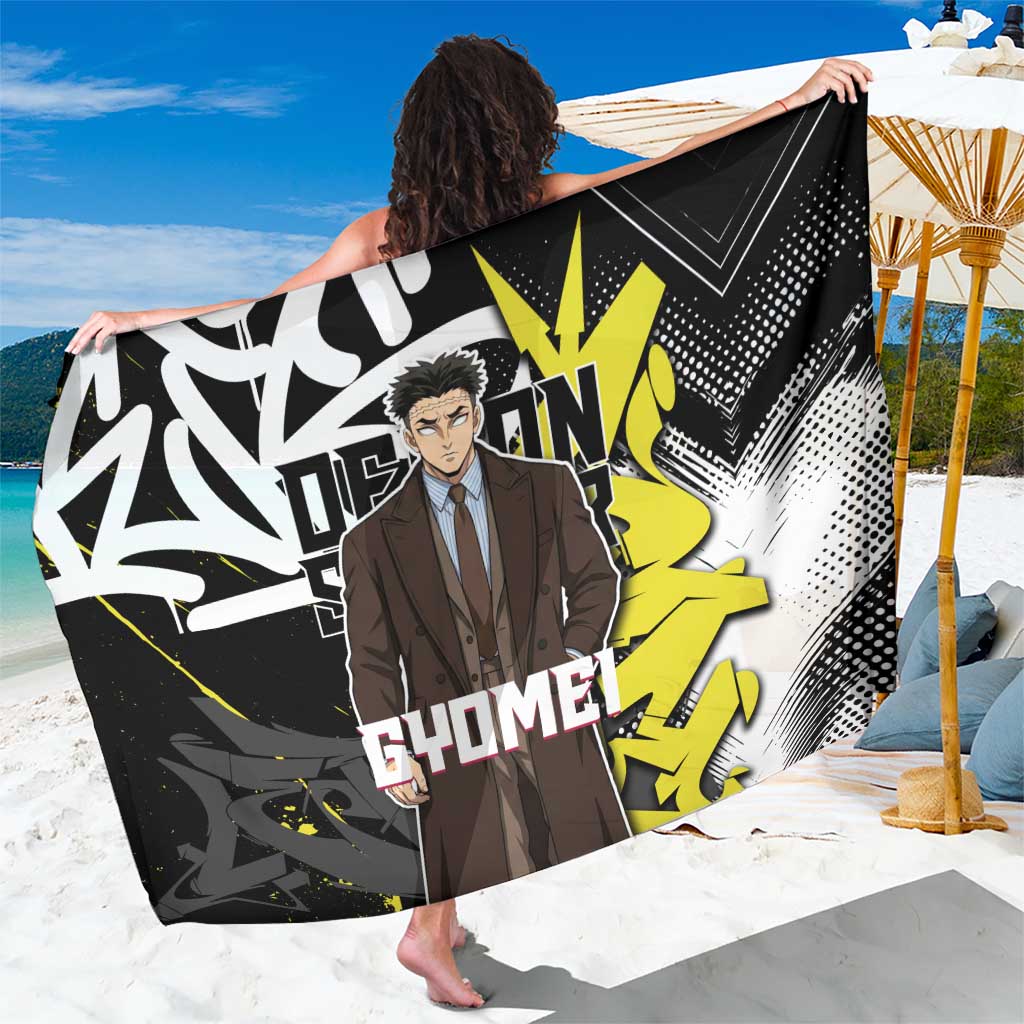 Gyomei Demon Slayer Sarong Urban Graffiti Anime Style