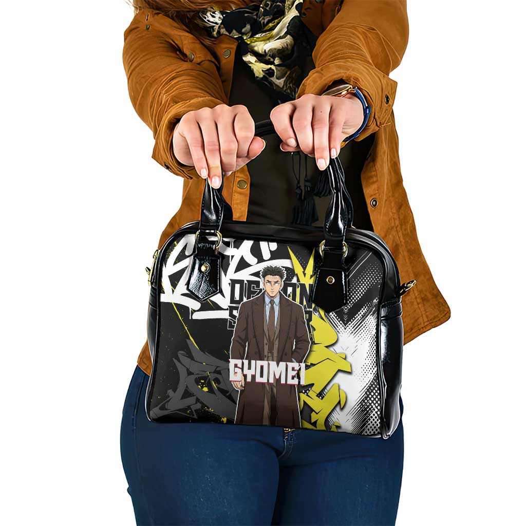 Gyomei Demon Slayer Shoulder Handbag Urban Graffiti Anime Style
